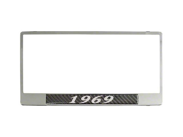 1969 Chrome License Plate Frame