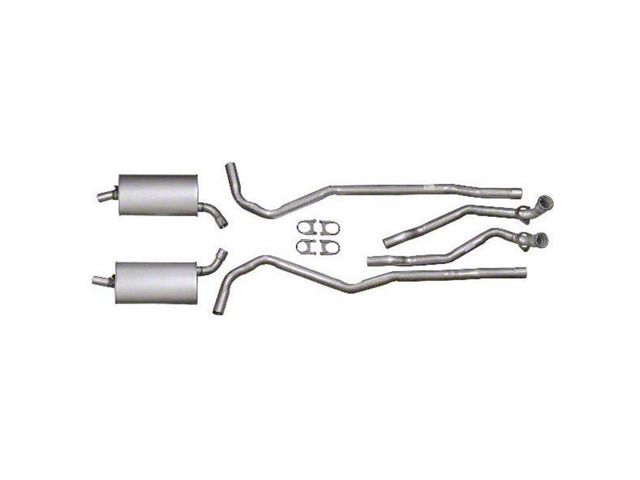 1969 Corvette Exhaust System Big Block 390hp And 435hp Aluminized With Manual Transmission