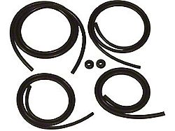 Windshield Washer Hose Kit, For Cars w/out A/C, 1969 