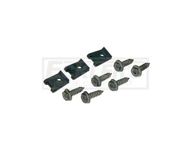 1969 El Camino Receiver Tank & Tubing Fasteners