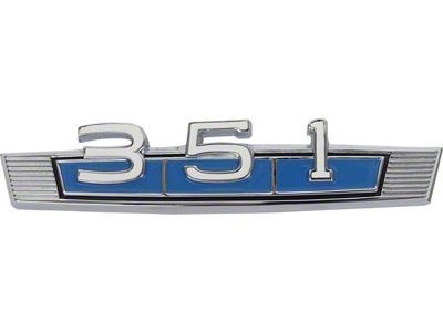 351 Fender Emblem - Blue