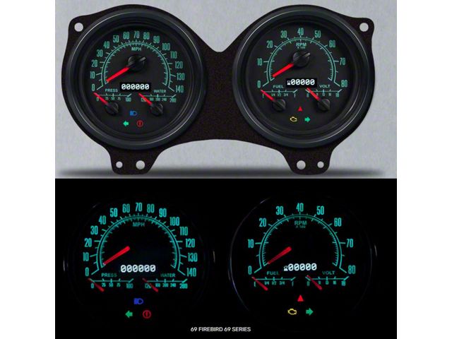 1969 Firebird 69 Series Gauge Kit