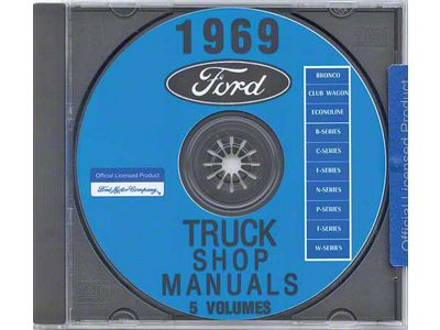 1969 Ford Pickup Shop Manual On USB