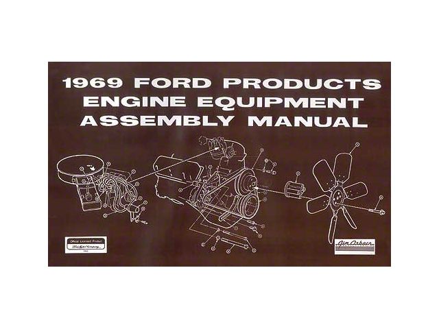1969 Ford Products Engine Equipment Assembly Manual - 153 Pages