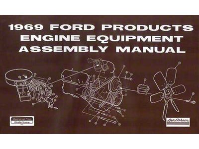 1969 Ford Products Engine Equipment Assembly Manual - 153 Pages