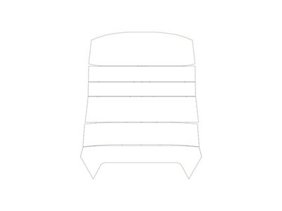 1969 GTO/LeMans Legendary Auto Interiors Headliner, Standard Perforated