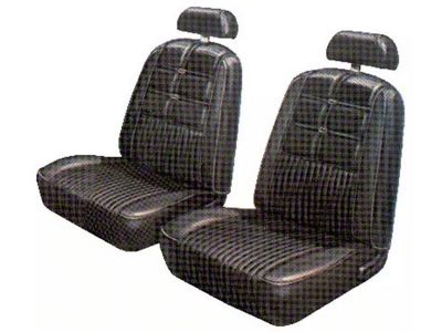 1969 Mustang Deluxe/Grande Low-Back Front Bucket Seat Covers, Distinctive Industries