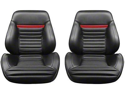 1969 Mustang Distinctive Industries Mach 1 ''Touring II'' Front Bucket Seats, Pair (MACH 1)