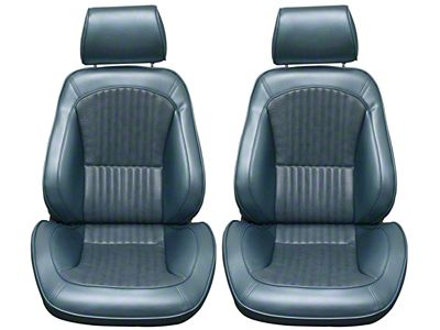 1969 Mustang Distinctive Industries Standard Interior ''Touring II'' Front Bucket Seats, Pair