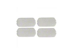 Front and Rear Side Marker Light Gasket Set, 4 Pieces (1969 Mustang)