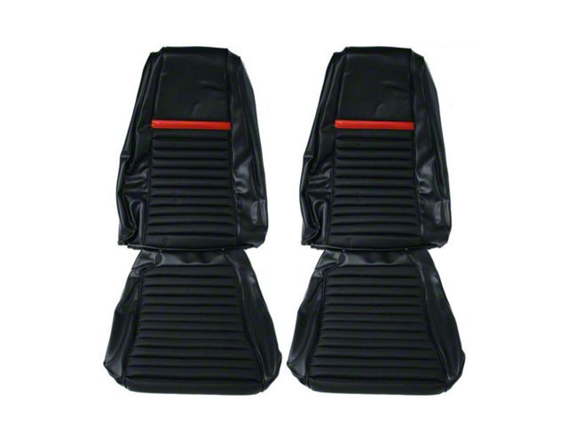 1969 Mustang Mach 1 Hi-Back Front Bucket Seat Covers, Distinctive Industries