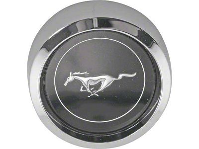 1969 Mustang Magnum 500 Wheel Center Cap with Black Background