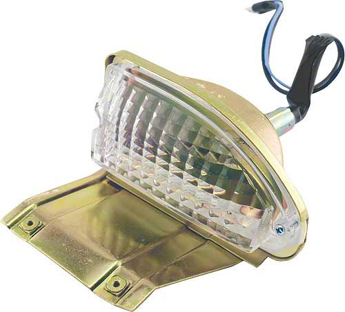 1969 Ford Mustang Left Side Parking Light Assembly With Bracket – Unbranded, New