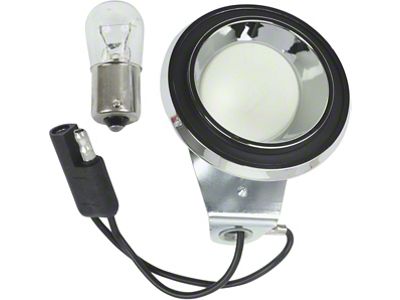 OPR Pillar Light Assembly/ Round/ Incl Wire & Plug