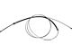 1969 Mustang Right Rear Emergency Brake Cable for V8