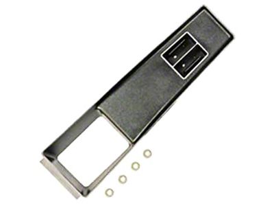 1969 Mustang Standard Interior Automatic Transmission Console Finish Panel (Standard Interior/Auto Trans)