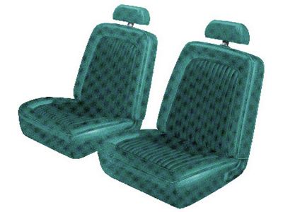 1969 Mustang Standard Low-Back Front Bucket/Rear Bench Seat Covers, Distinctive Industries