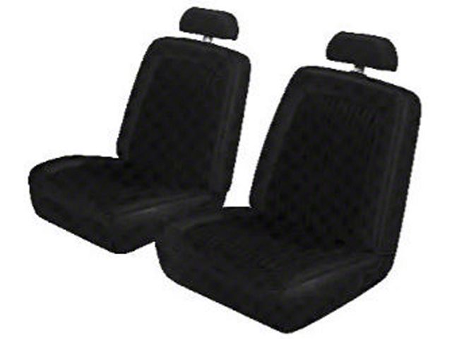 1969 Mustang Standard Low-Back Front Bucket Seat Covers, Distinctive Industries