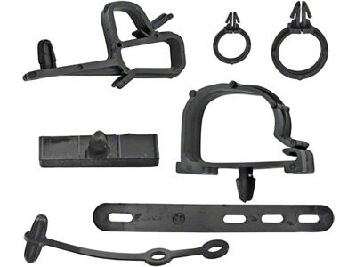 1969 Mustang Wiring Harness Mounting Kit, 25 Pieces