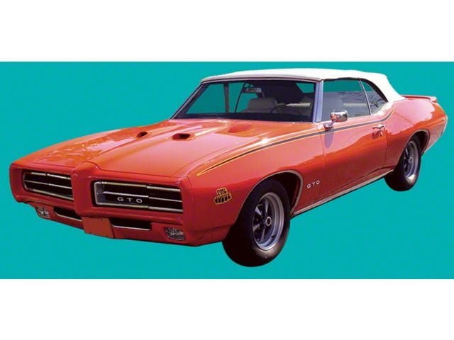 1969 Pontiac GTO Judge Stripe And Name Decal Kit