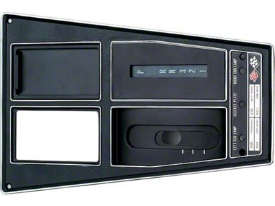 Shifter Console Trim Plate, Auto Trans & AC, 1970-1971