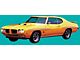 1970-1971 GTO The Judge Stripe And Name Decal Kit