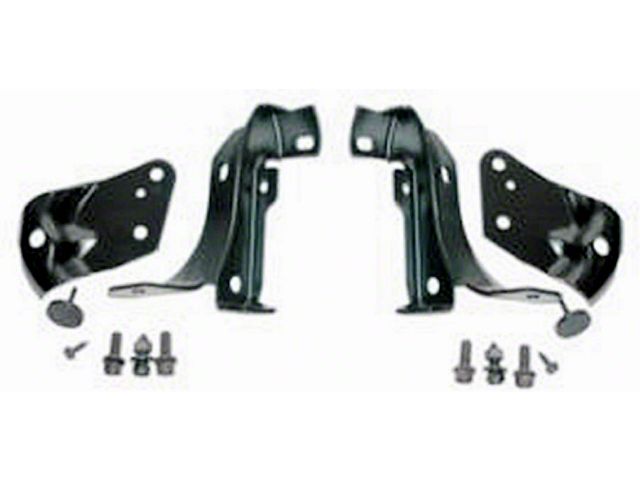 Bumper Bracket Set,Front,Except Rally Sport RS ,70-72