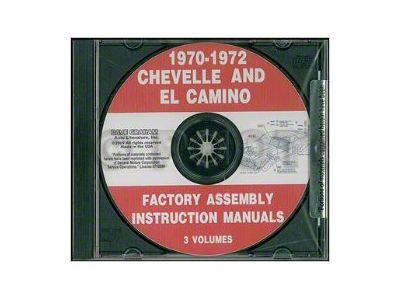 1970-1972 Chevelle and El Camino Assembly Manual (CD-ROM)