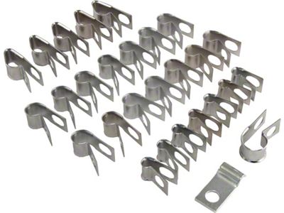 1970-1972 Corvette Brake And Fuel Line Clip Kit