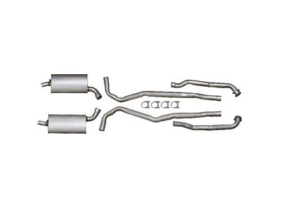 Exhaust Kit, Big Block, 2-1/2,w/Manual Trans, 1970-1972