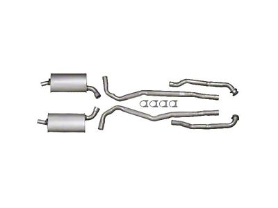 Exhaust Kit, Big Block, 2-1/2,w/Manual Trans, 1970-1972