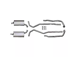 1970-1972 Corvette Exhaust System Small Block LT1 Aluminized 2-2-1/2 With Manual Transmission 