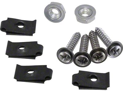 1970-1972 Corvette Fender Louver Screw Set