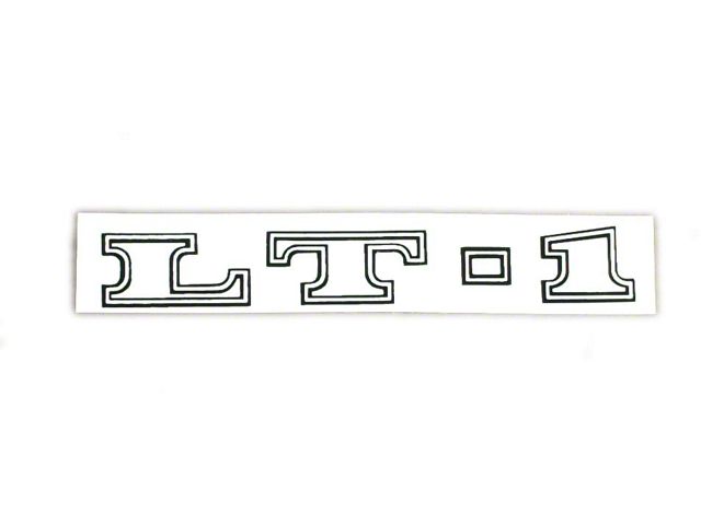 1970-1972 Corvette Hood Decal LT1