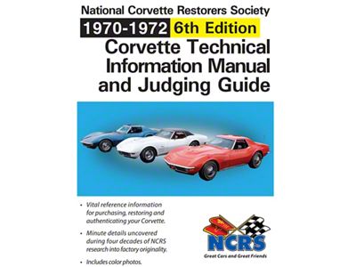 1970-1972 Corvette NCRS Judging Manual