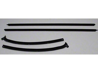 1970-1972 Cutlass 2 Door Hardtop Window Outer Felt Kit - Authentic Style