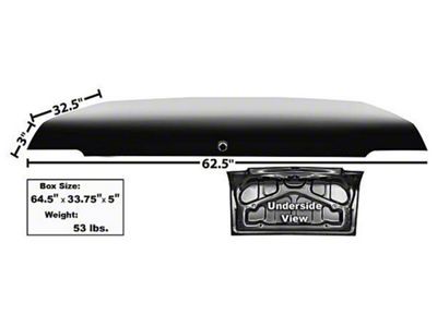 Trunk Lid, 1970-1972 Cutlass