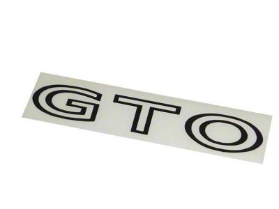 1970-1972 GTO Decal 1pc - Black