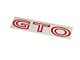 1970-1972 GTO Decal 1pc - Red
