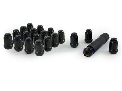 1970-1972 Monte Carlo Gorilla 7/16 Small Diameter Lug nut Kit,20 lugs,Black