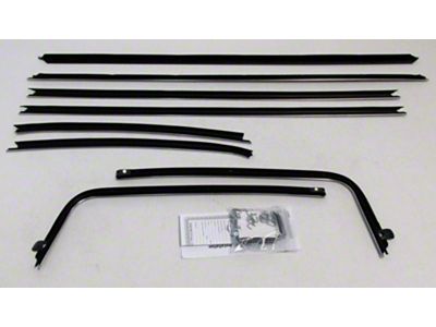 1970-1972 Skylark 2 Door Hardtop Window Felt Kit - Authentic Style