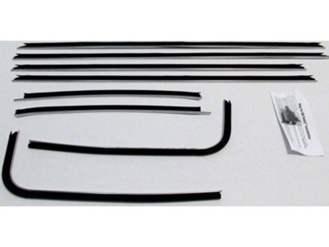 1970-1972 Skylark 2 Door Hardtop Window Felt Kit - Replacement Style