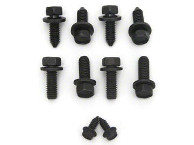 1970-1973 Camaro Bumper Bracket Bolt Kit, Front, Rally Sport RS (Rally Sport RS Coupe)
