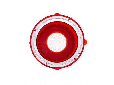 1970-1973 Camaro Backup Light Lens; Driver Side