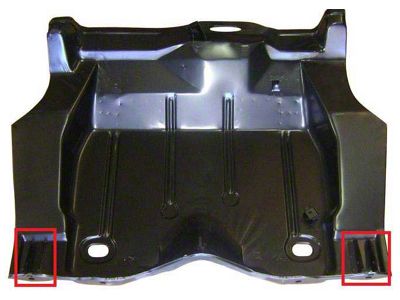 1970-1973 Camaro Trunk Floor to Tailpan Brace ,Pair