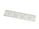 1970-1973 GTO Rear Deck Lid Decal 1pc - White