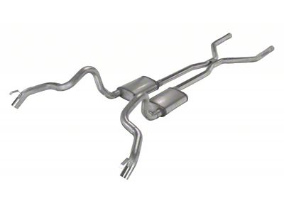 1970-1974 Camaro Split Rear Dual Exit 3.0 in Intermediate And Tail Pipe Street Pro Pypes Exhaust