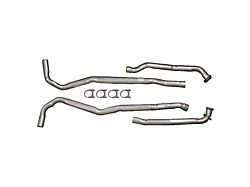 1970-1974 Corvette Exhaust Pipes 2.5 With Automatic Transmission Aluminized Steel Big Block