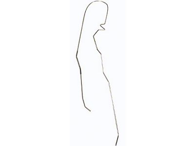 Fuel Tank To Fuel Pump Fuel Line, Stainless,1970-1974