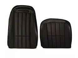Vinyl Seat Upholstery Kit; Black (70-74 Corvette C3)